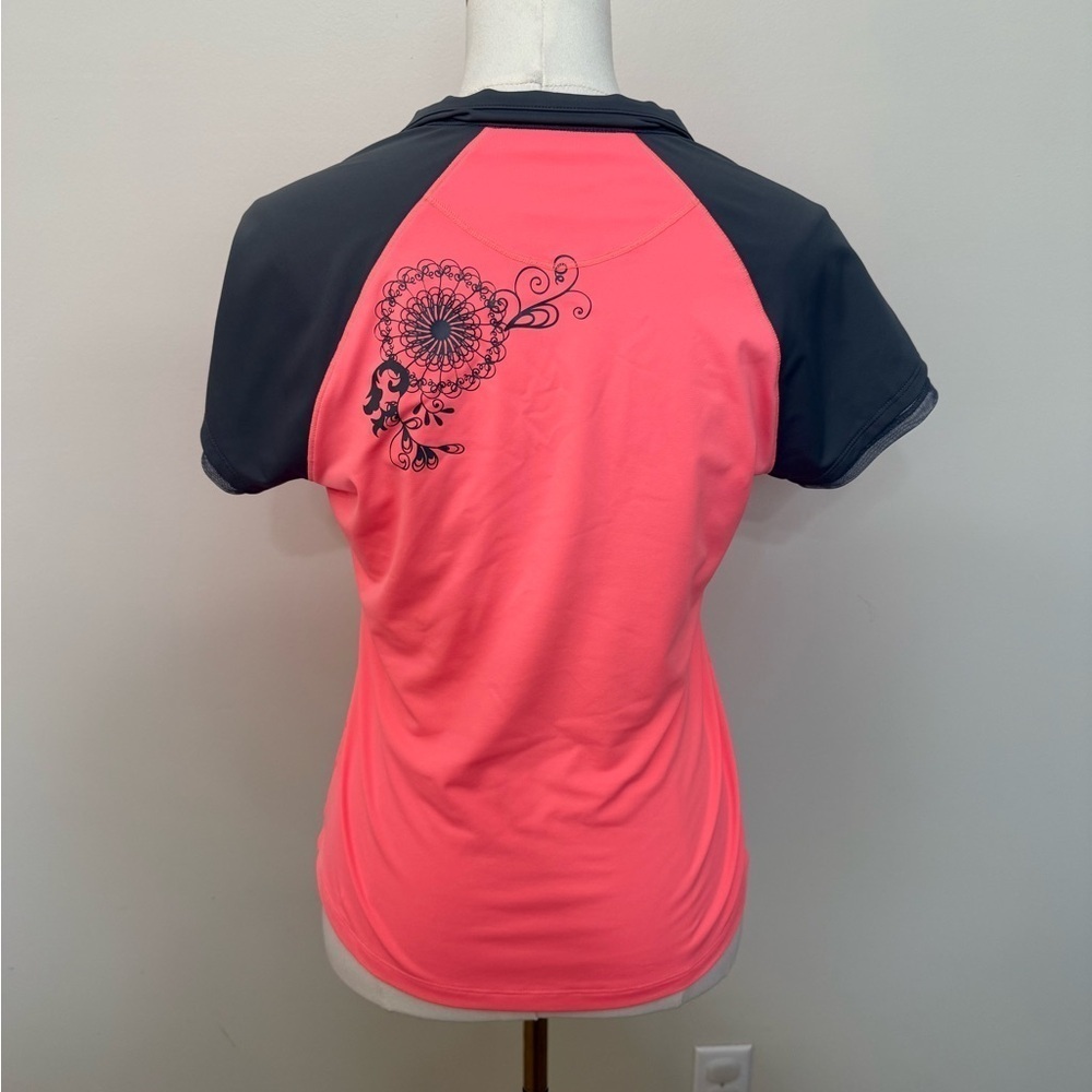 Annika Coral Pink Athletic Top - Picture 3 of 7